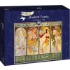 Bluebird Puzzle: Alfons Mucha - Four Seasons, 1900 (1000)