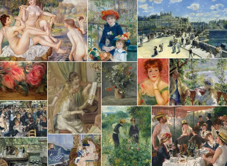 Bluebird Puzzle: Auguste Renoir - Collage (6000)