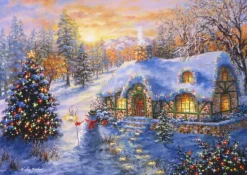 Bluebird Puzzle: Christmas Cottage (2000)