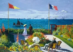 Bluebird Puzzle: Claude Monet - Garden at Sainte-Adresse, 1867 (1000)