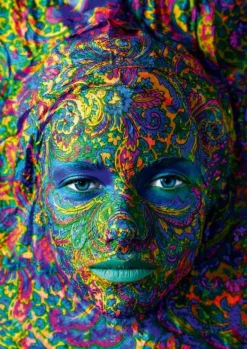 Bluebird Puzzle: Face Art - Portrait of Woman (1000)