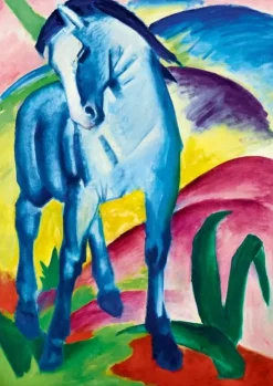 Bluebird Puzzle: Franz Marc - Blue Horse I, 1911 (1000)