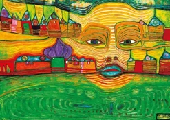 Bluebird Puzzle: Hundertwasser - Irinaland Over the Balkans, 1969 (1000)