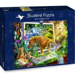 Bluebird Puzzle: Jan Patrik Krasny - Tiger Coming to Life (1500)