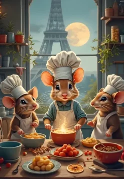 Bluebird Puzzle: Little Chefs of Paris (1000)