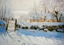 Bluebird Puzzle: Monet - The Magpie, 1869 (1000)