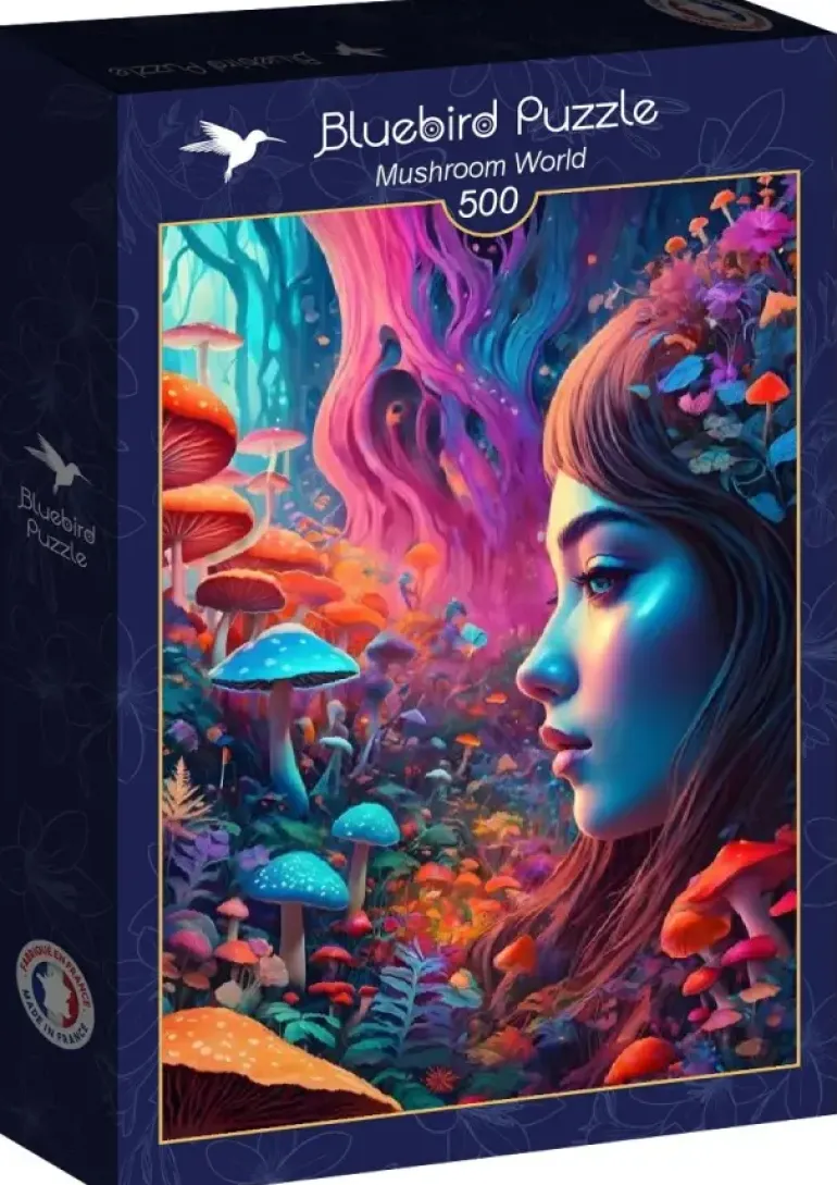 Bluebird Puzzle: Mushroom World (500)