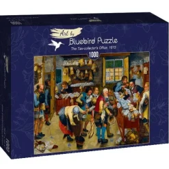 Bluebird Puzzle: Pieter Brueghel the Younger - The Tax-collector's Office, 1615 (1000)