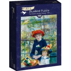Bluebird Puzzle: Renoir - Two Sisters (On the Terrace), 1881 (1000)