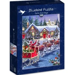 Bluebird Puzzle: Santa and Sleigh (1000)