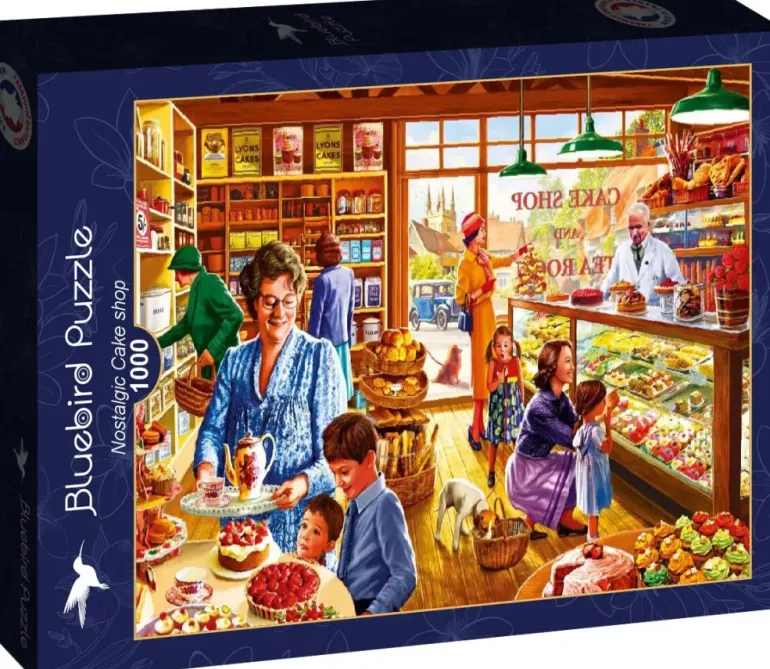 Bluebird Puzzle: Steve Crisp - Nostalgic Cake Shop (1000)