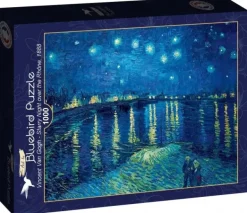Bluebird Puzzle: Vincent Van Gogh - Starry Night Over the Rhône, 1888 (1000)