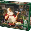 Cobble Hill: Santa Painting Cars (1000)