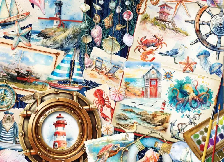 Cobble Hill: Seashore Sketchbook (1000)