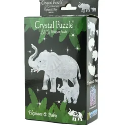 Crystal Puzzle: Elephant & Baby (46)