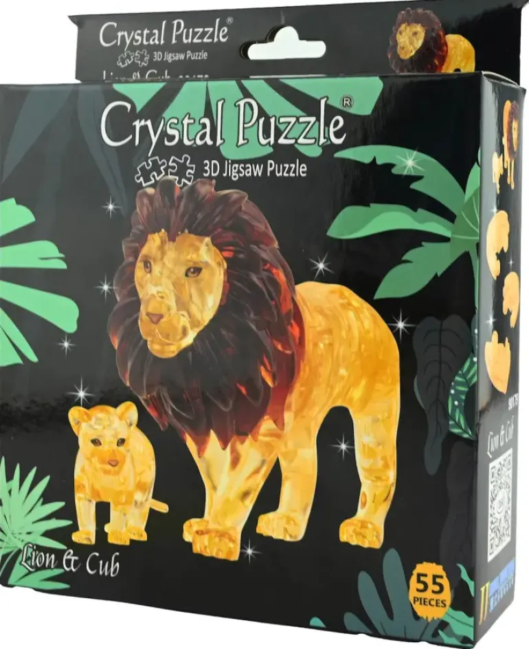 Crystal Puzzle: Lion & Cub (55)