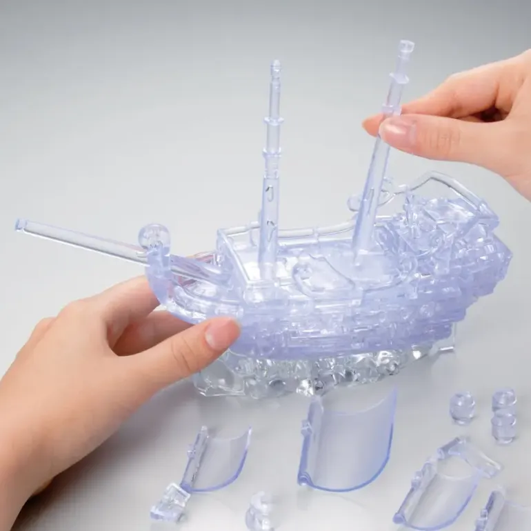Crystal Puzzle: Pirate Ship - Clear UV (101)