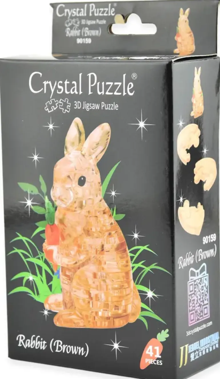 Crystal Puzzle: Rabbit - Brown (41)