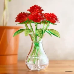 Crystal Puzzle: Six Roses - Red (47)