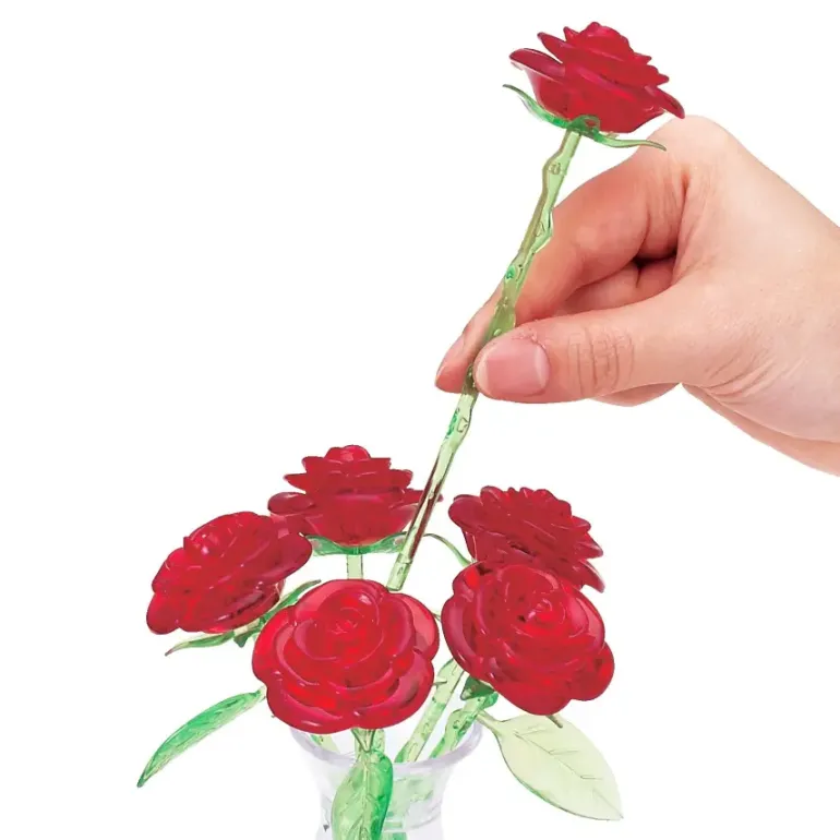 Crystal Puzzle: Six Roses - Red (47)