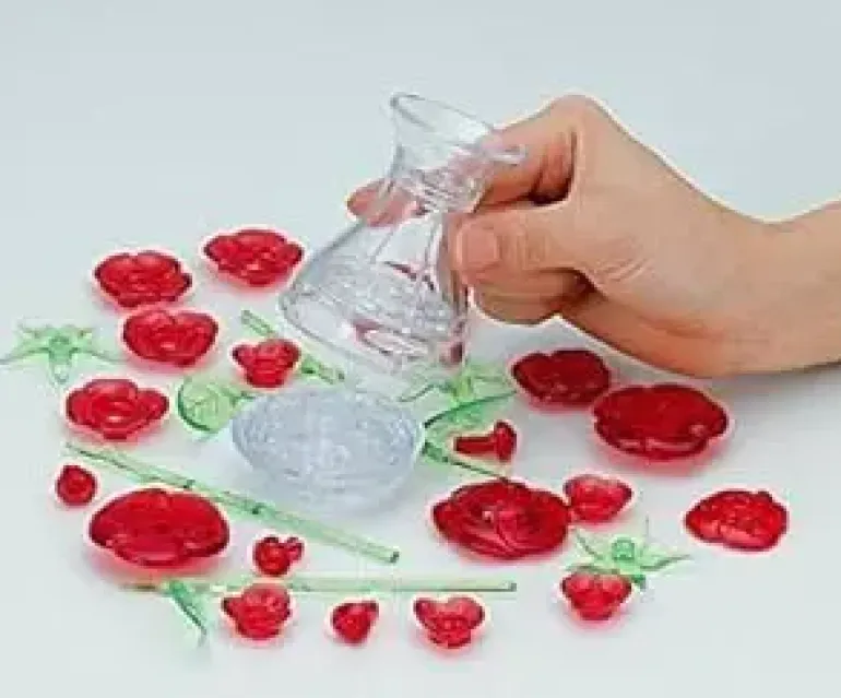 Crystal Puzzle: Six Roses - Red (47)
