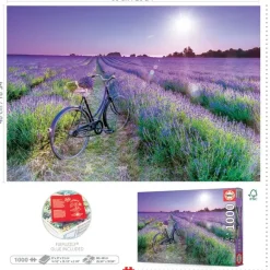 Educa: Bike in a Lavender Field (1000)