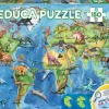 Educa: Dinosaurs World Map (150)