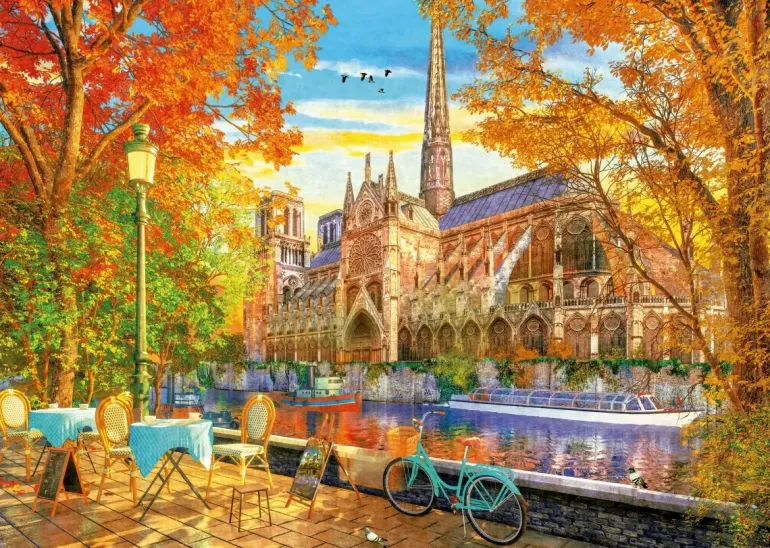 Educa: Dominic Davison - Notre Dame in Autumn (1000)