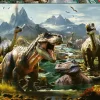 Educa: Fierce Dinosaurs (1000)
