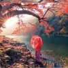 Educa: Sunrise in Katsura River, Japan (1000)