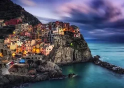 Enjoy: Manarola at Dusk, Cinque Terre (1000)