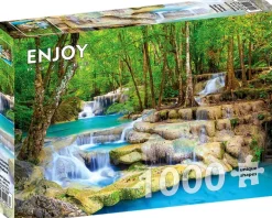Enjoy: Turquoise Waterfall, Thailand (1000)