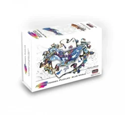 Eureka: Rainbow Wooden Puzzles, Blue Whale (101)