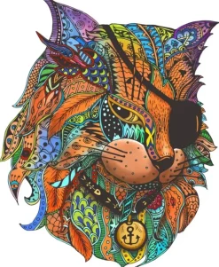 Eureka: Rainbow Wooden Puzzles, Pirate Cat (116)