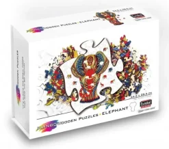 Eureka: Rainbow Wooden Puzzles, Elephant (120)