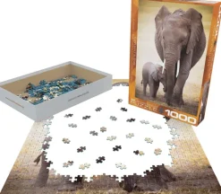 EuroGraphics: Elephant & Baby (1000)