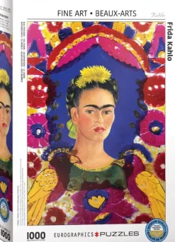 EuroGraphics: Frida Kahlo - Self Portrait, The Frame (1000)