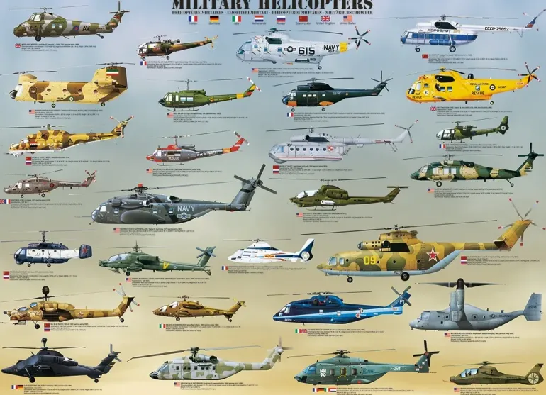 EuroGraphics: Military Helicopters (1000)