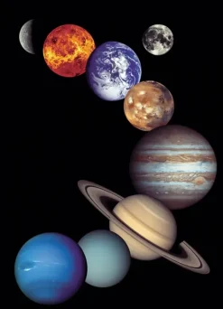 EuroGraphics: NASA - The Solar System (1000)
