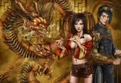 Grafika: Cris Ortega - Chasing the Dragon (1000)