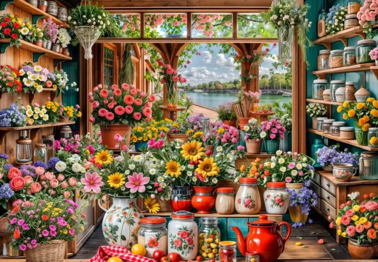 Grafika: Floral Escape (1000)