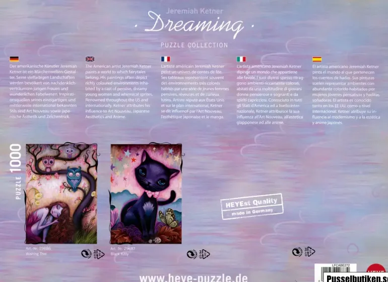 Heye: Dreaming - Black Kitty (1000)