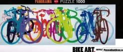 Heye: Panorama - Bike Art, Colourful Row (1000)