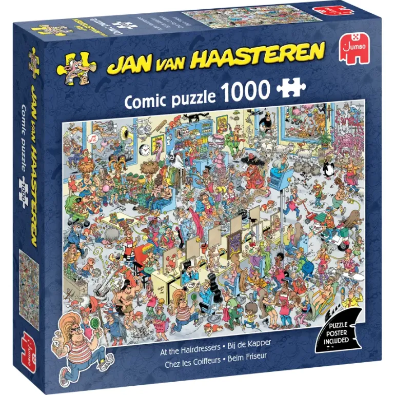 Jan Van Haasteren: At the Hairdressers (1000)