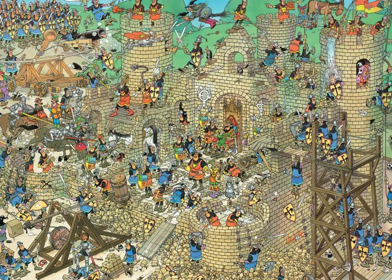 Jan Van Haasteren: Castle Conflict (1000)