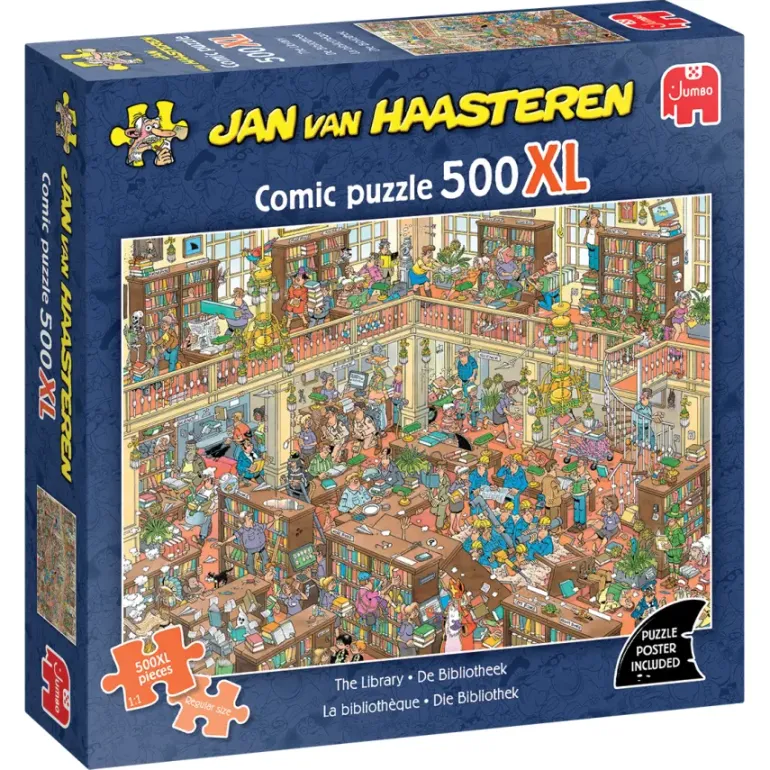 Jan Van Haasteren: The Library XL (500)