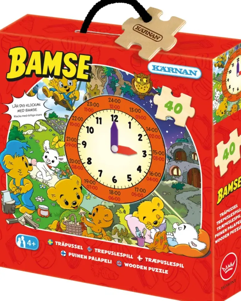Kärnan: Träpussel - Bamses Klockpussel (40)