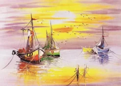 Nova Puzzle: Sunset and Boats (1500)