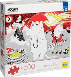 Peliko: Mumin - Moomin, Med Rött Paraply (500)
