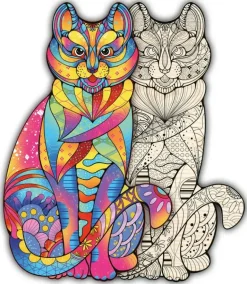 Philos: Artifact Wooden Puzzle - Cat (160)